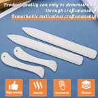 WONVOC 4 Pcs Bone Folders, Crease Makers, Scoring Tool, Plastic Bone Folder - Image 4