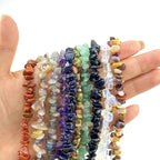 260pcs Natural Amethyst Crystal Beads Chips 5mm to 8mm Irregular Gemstone Beads - Image 3