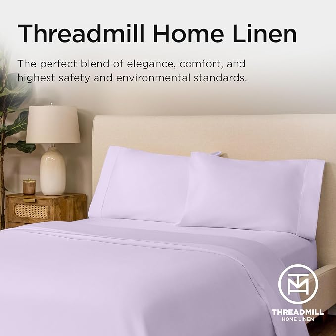 Threadmill Queen Sheet Set | 800 Thread Count Queen Bed Sheets - Image 7