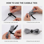 Nettbe Reusable Cable Ties - Image 3