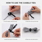 Nettbe Reusable Cable Ties - Image 4