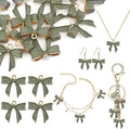 Bow Charms for Bracelet Jewelry Making Cute Bracelet Charms | 18Pcs, Bow Charms by Unknown