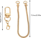 10PCS Beadable Keychain Bars Mixed Color Chain Keychains Key Chain Making Kit - Image 4