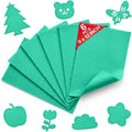 Aqua Green Soft Felt Sheets for Crafts, 1.6mm Thick, Kids' Crafts, DIY Projects by Grainear