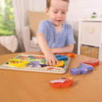 Melissa & Doug Dinosaur Wooden Chunky Puzzle - Image 5