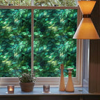 16“x118 Green Stained Glass Modern Double Side Window Films Art Decorative - Image 3