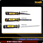 5-In-1 Multi Blades Hand Saw, 6 Inch Double Edges Japanese Pull, DrywallSaw - Image 3