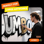 Coogert 3Pcs Blue Jumbo Poster Markers, 15MM Thick Permanent Acrylic Graffiti - Image 5