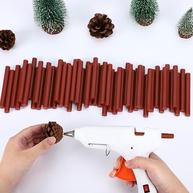 72 Pack Wine Red Hot Glue Sticks Bulk - Image 6