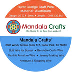 Mandala Crafts 20 Gauge Anodized Aluminum Craft Wire - Image 3
