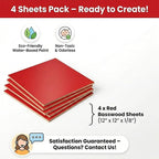 4 Pack Pre-Painted Colored Plywood Sheets, DIY Crafts, Models Making - Image 7