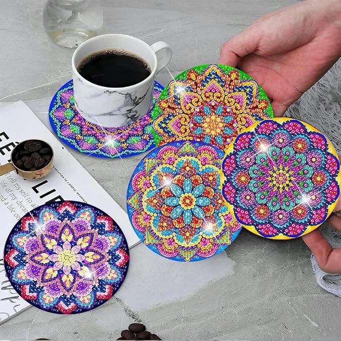 ijbnhd Mandala Diamond Painting Coasters Kit - Image 5