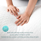 Rainmr Extra Long Body Pillow Memory Foam 180x50cm – Firm King Size Body Pillows - Image 5