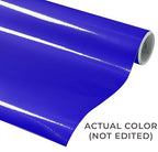 VViViD Brilliant Blue Gloss DECO65 Permanent Adhesive Craft Vinyl - Image 2