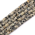 150Pcs 4×2mm Natural Dalmatian Jasper Spacer Stone Beads - Image 6