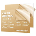 4 Pack 18x24 1/8" Clear Plexiglass Sheets by Langaelex