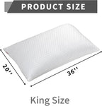 Cooling Pillow for Sleeping King Size Set of 2, Shredded Memory Foam Pillows - Image 4