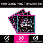 96 Pcs Music Party Supplies Tableware Set - Image 3