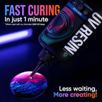 CRAFT RESIN 300g UV Resin Kit Hard Type Low Viscosity – Crystal Clear and - Image 3