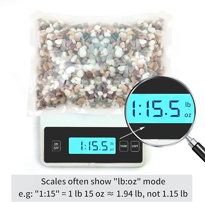 FANTIAN 2 lbs Natural Mixed Color Pea Gravel Pebbles, 3/8 inch Decorative Rocks - Image 4