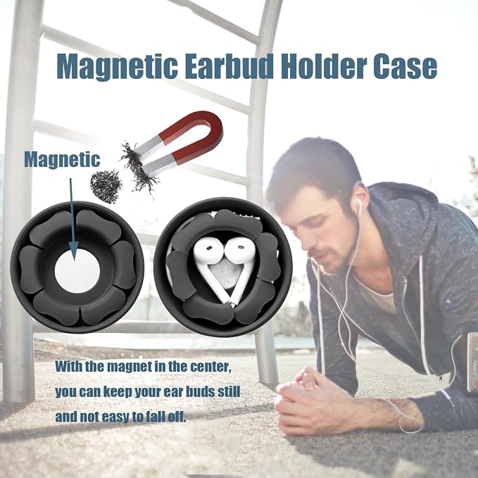 MAIRUI Wired Earbud Case Earphone Headphone Cord Organizer Earbuds Wrap Soft - Image 2