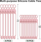 Silicone Cable Ties Cord Organizer - Image 6