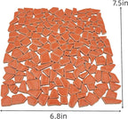 200g Ceramic Mosaic Tiles for Crafts, Irregular Stained Ceramic 0.2"x0.8" - Image 4