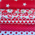6PCS 18" x 22" Quilting Fat Quarters Fabric Bundles, by Unknown