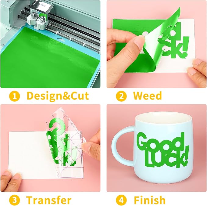 Limette Green Permanent Adhesive Vinyl Roll - Image 3
