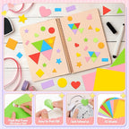 3240Pcs Foam Stickers Foam Shape Stickers Colorful Self Adhesive, 8 Colors - Image 3