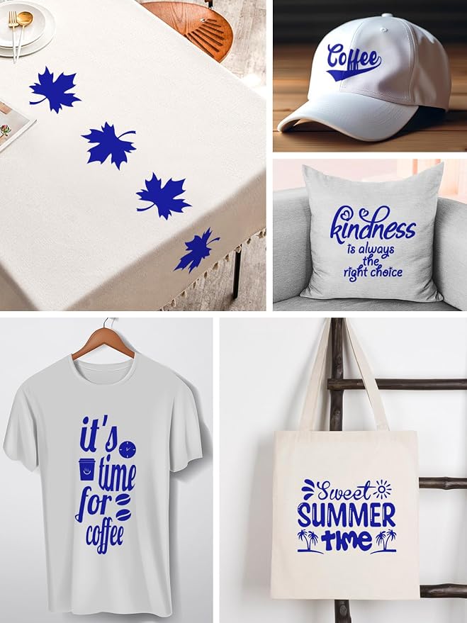 Blue Heat Transfer Vinyl Bundle - Image 2