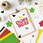 Whaline 18Pcs Christmas Felt Fabric Sheets Red Green Assorted Soft Thick Craft - Image 5