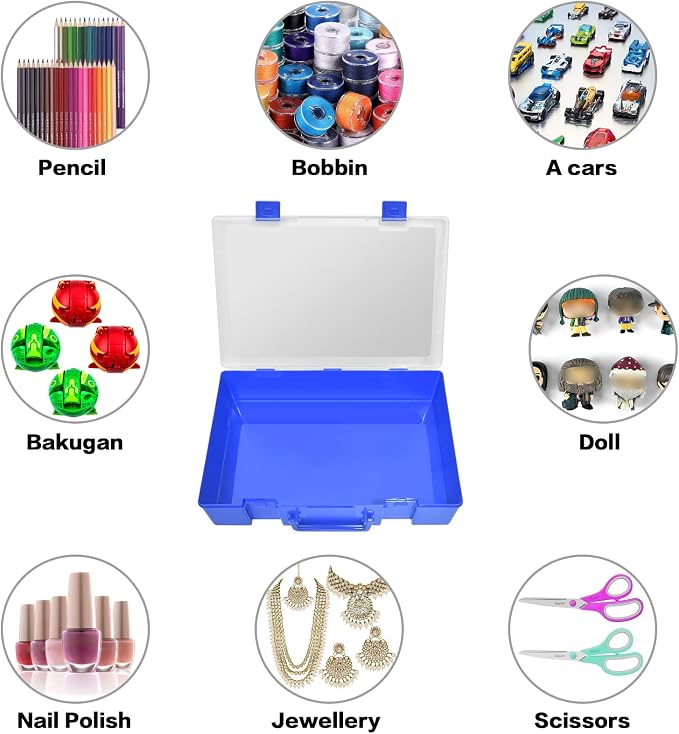 ALCYON 1600+ Trading Card Storage Box, Waterproof Plastic TCG Card Organizer - Image 2