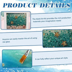 CIYOJA DIY Mosaic Kit for Adults – Complete Glass Mosaic Craft Kit - Image 4