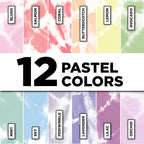 Tulip One-Step Tie-Dye Pastel Party Kit, Easy Large Group Activity, Permanent - Image 4