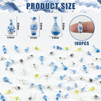 100 Pieces Tiny Vase for Dollhouse Miniatures Resin Things for Crafts Mini Vase - Image 3