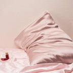 Pink Silk Pillowcase - Image 3