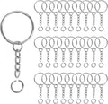 120PCS Keychain Making Supplies, Keychains Bulk Rings Making Kit by Sucrown