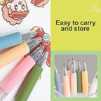 6 Pack Retractable Craft Knife Pen Set Precision Hobby Cutting Tools - Image 3