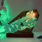 Humpback Whale Ocean Resin Lamp, Handmade Resin Night Light - Image 4