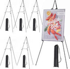 MEEDEN 6Pcs Easel Stand for Sign: 63" Art Metal Easels for Display by MEEDEN