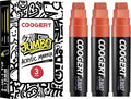 Coogert 3Pcs Coffee Jumbo Poster Markers, 15MM Thick Permanent Acrylic Graffiti by CoogertPaintPens