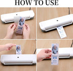 100 Pieces Bookmark Laminating Pouches 2x6 Hot Laminator Sleeves 5 Mil Photo - Image 4