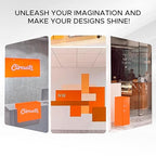 Orange Acrylic Sheet 12" x 16" x 1/8" Thick, ALCCIFI 2 Pack Opaque Glossy Cast - Image 7