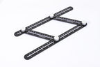 PEC Tools Professional Multi-Angle Measuring Ruler – Heavy Duty Metal Template by PECTools