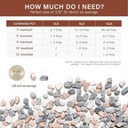 NUPICK 3 lbs Pebbles for Indoor Plants, 3/8 Inch Pea Gravel for Fish Tank - Image 6