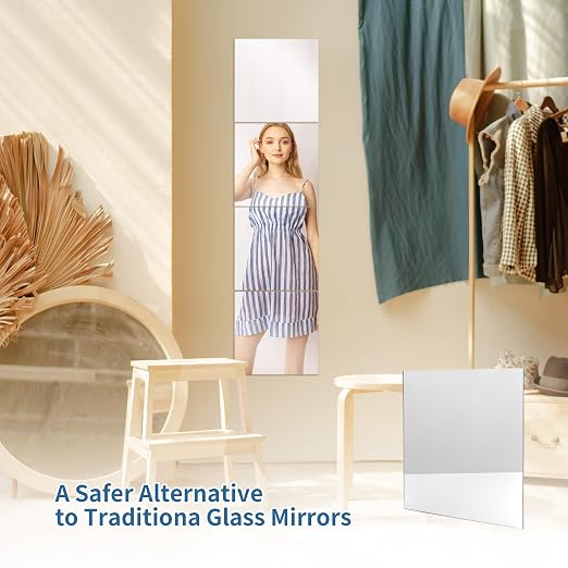5 Pack 12x12 Inch Sliver Mirrored Acrylic Sheets, 1/8 in | Mirror Acrylic Sheet - Image 7