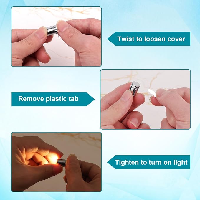 10pcs Miniature Led Lights, Tiny Small Led Lights Battery Powered Balloon Mini - Image 4