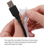 Alex Tech 10ft - 1/4 inch Cord Protector Wire Loom Tubing Cable Sleeve Split - Image 2