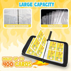 Premium Collectible Trading Card Albums，Card Binder Fits 400 Cards - Image 5